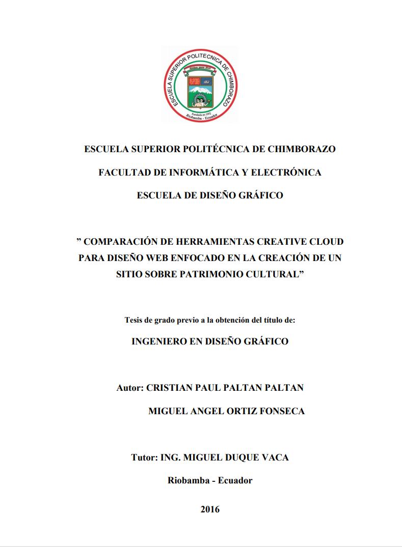 Imágen de pdf Comparación de herramientas creative cloud para diseño web enfocado en la creación de un sitio sobre patrimonio cultural